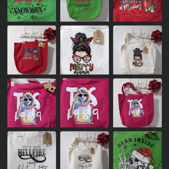 Christmas Vinyls Images Available for Our Custom Tees or Totes By REQUEST - Picture 7 of 12